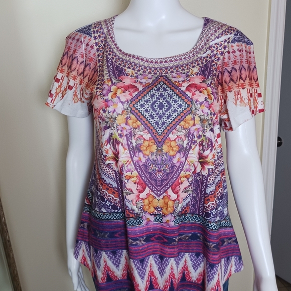 Colorful Patterned Dress - Picture 5 of 5